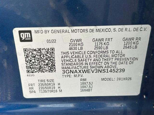 2022 Chevrolet Equinox Vehicle Photo in MADISON, WI 53713-3220