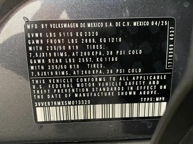 2025 Volkswagen Tiguan Vehicle Photo in Appleton, WI 54913