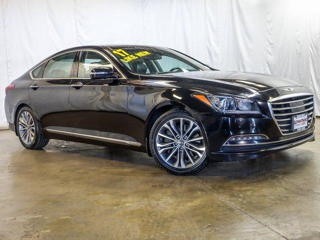 Used 2017 GENESIS G80 Base with VIN KMHGN4JE9HU175851 for sale in Bolingbrook, IL