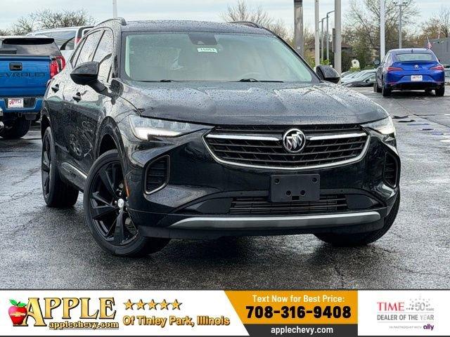 Black (Ebony Twilight Metallic) 2021 Buick Envision Essence AWD SUV / Crossover All-Wheel Drive 9-Speed Automatic