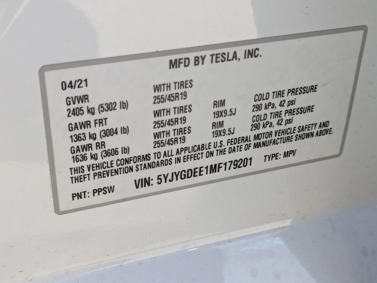 2021 Tesla Model Y Vehicle Photo in Rockville, MD 20852