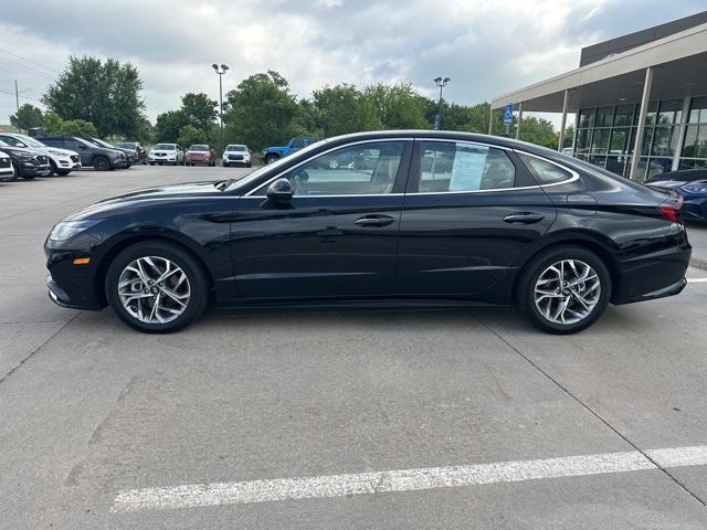 Certified 2023 Hyundai Sonata SEL with VIN KMHL14JA3PA326450 for sale in Wichita, KS