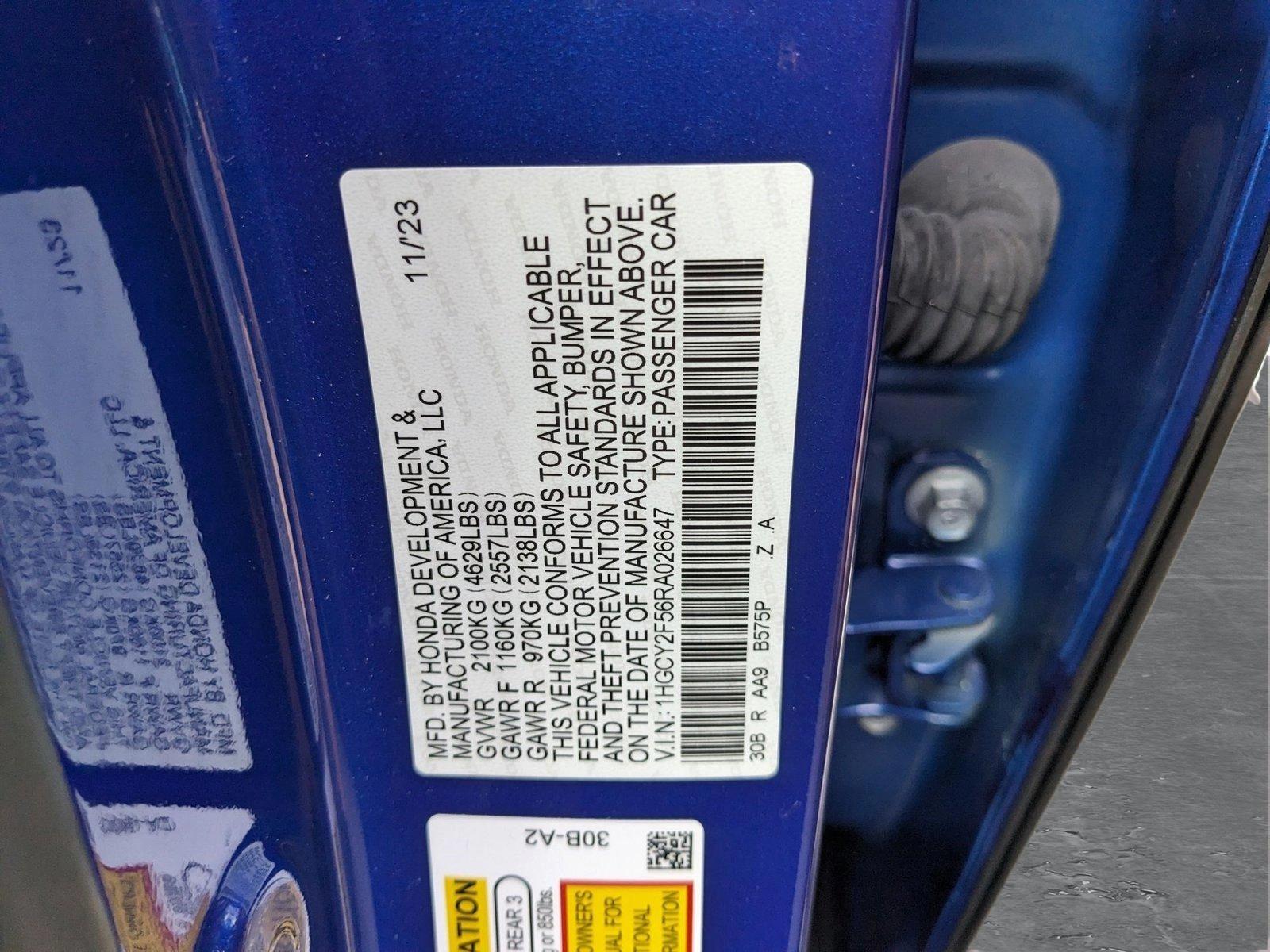 2024 Honda Accord Hybrid Vehicle Photo in Clearwater, FL 33764