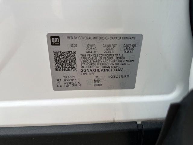 2022 Chevrolet Equinox Vehicle Photo in MEDINA, OH 44256-9631