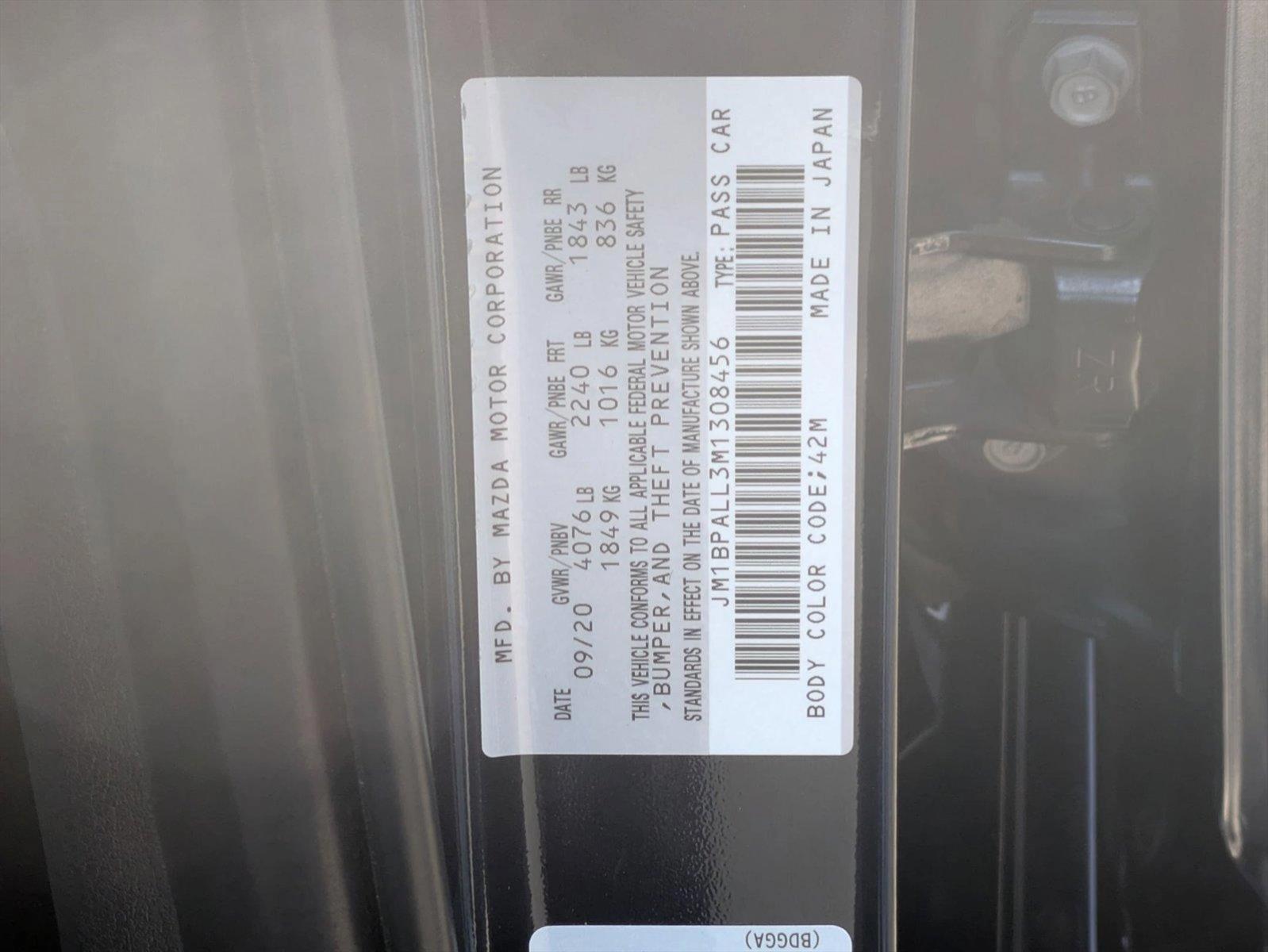 2021 Mazda Mazda3 Hatchback Vehicle Photo in Valencia, CA 91355-1794