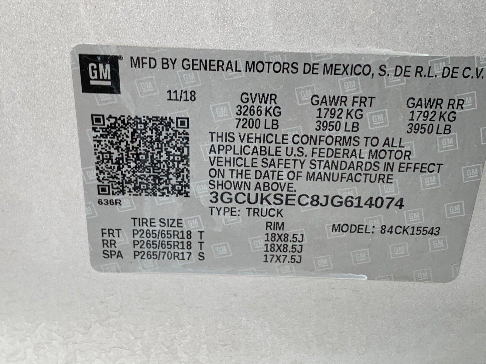 2018 Chevrolet Silverado 1500 Vehicle Photo in SPOKANE, WA 99212-2978