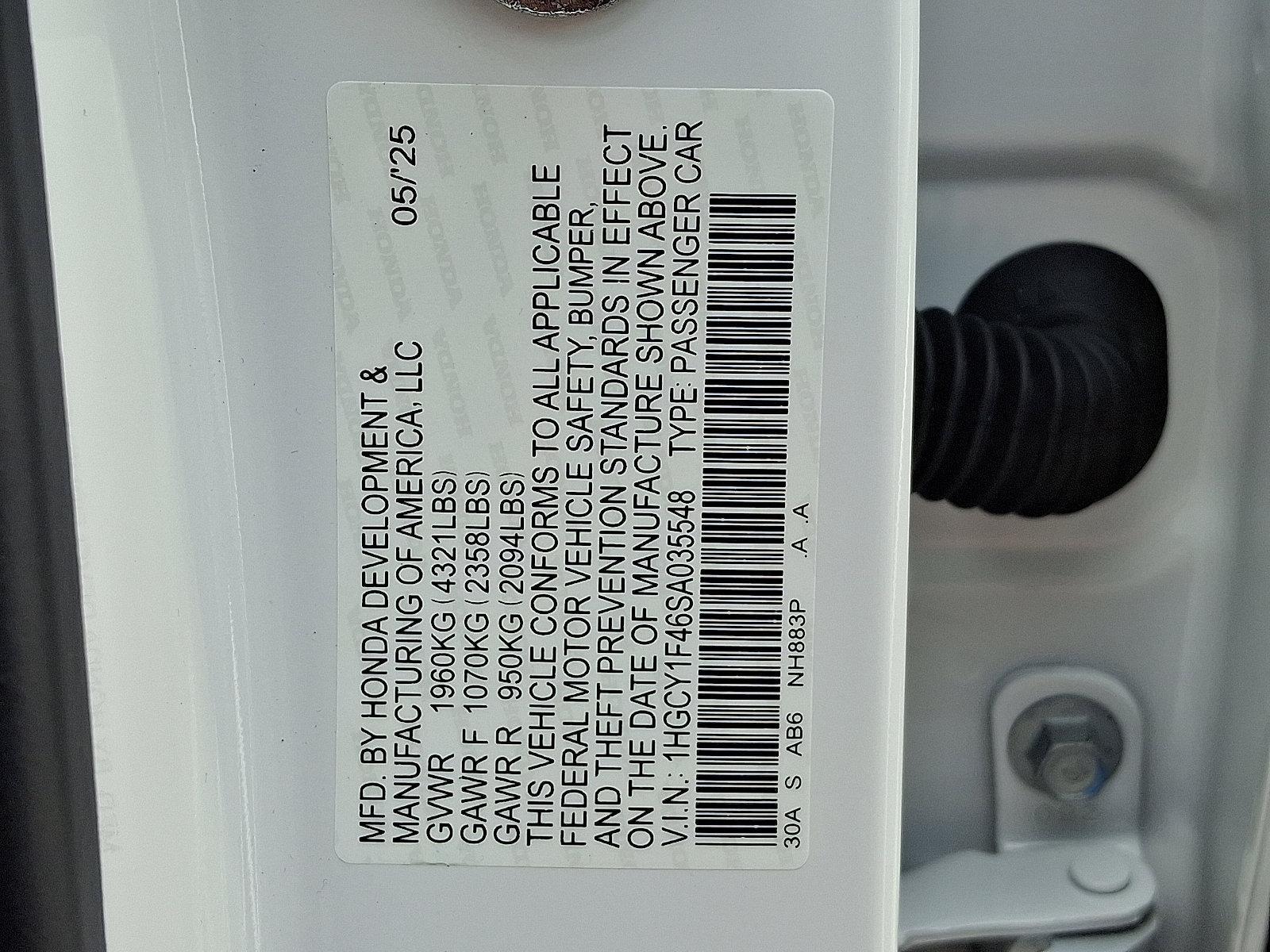 2025 Honda Accord Sedan Vehicle Photo in Harrisburg, PA 17111