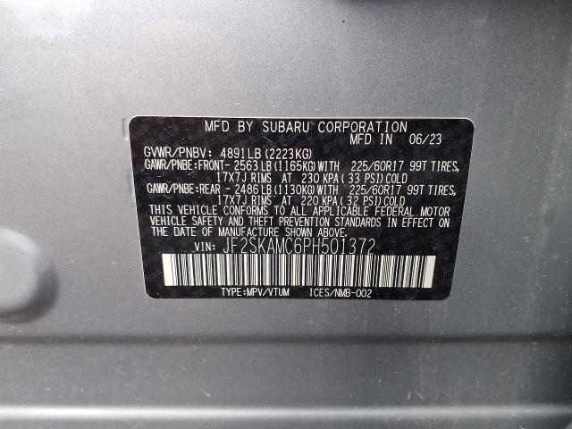 2023 Subaru Forester Vehicle Photo in Oshkosh, WI 54904