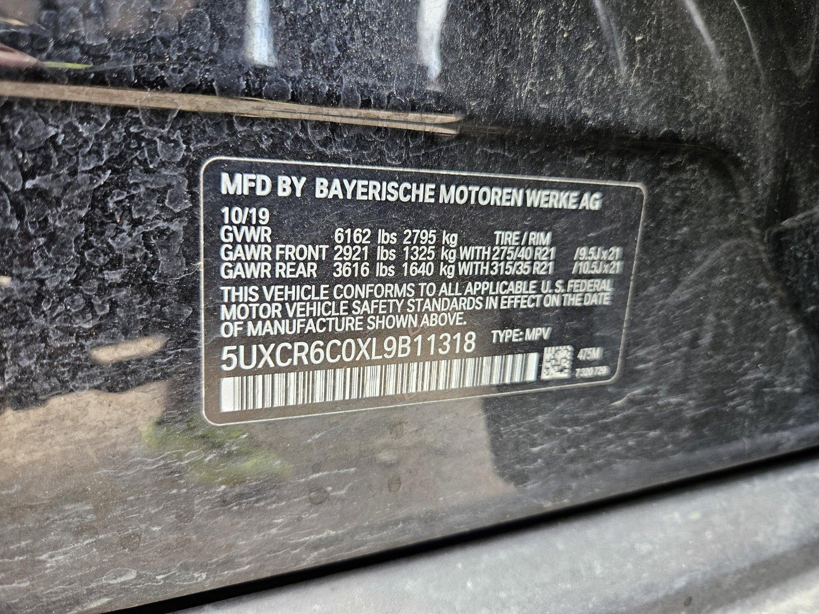 2020 BMW X5X40I Vehicle Photo in WACO, TX 76710-2592