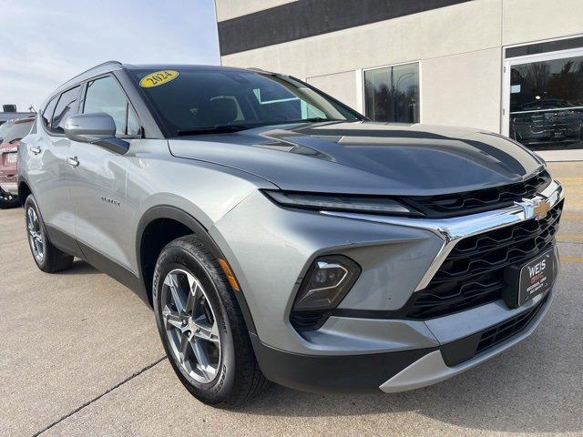 Used 2024 Chevrolet Blazer 3LT with VIN 3GNKBJR40RS168538 for sale in Decorah, IA