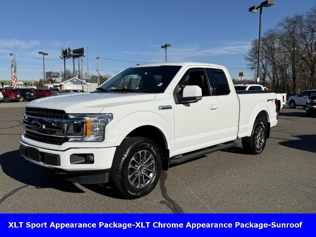 Used 2018 Ford F-150 XLT with VIN 1FTEX1EP8JFC21552 for sale in Chicopee, MA