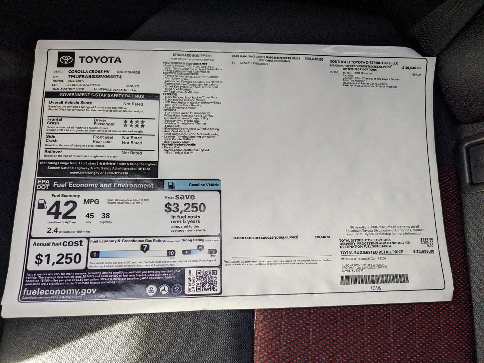 2025 Toyota Corolla Cross Vehicle Photo in Davie, FL 33331