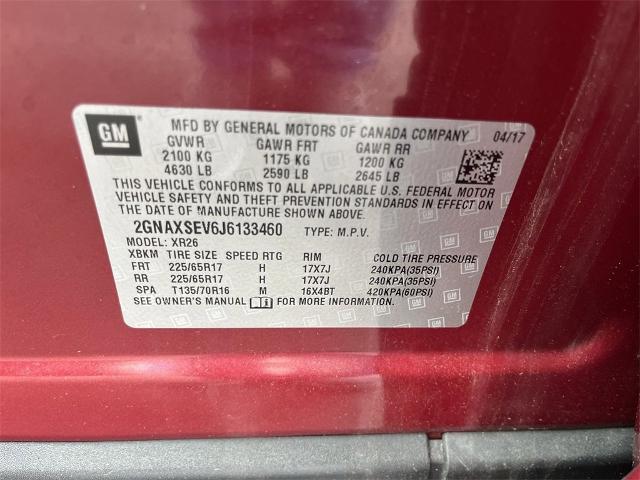 2018 Chevrolet Equinox Vehicle Photo in TULLY, NY 13159-3159