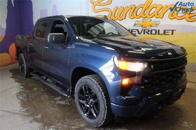 Used 2023 Chevrolet Silverado 1500 Custom with VIN 1GCPDBEK1PZ198554 for sale in Saint Johns, MI