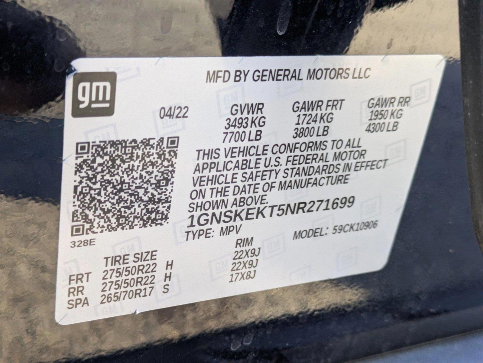 2022 Chevrolet Suburban Vehicle Photo in WEST PALM BEACH, FL 33407-3296