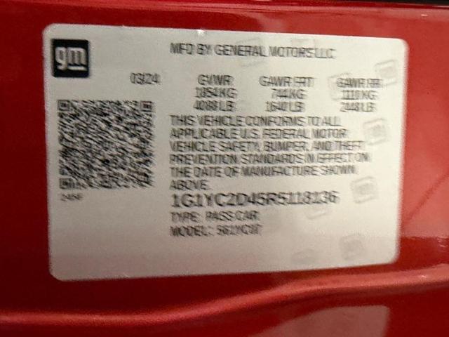 2024 Chevrolet Corvette Vehicle Photo in COLUMBIA, MO 65203-3903