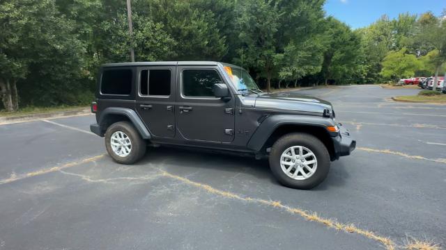 Used 2023 Jeep Wrangler 4-Door Sport S with VIN 1C4HJXDN5PW632739 for sale in Alpharetta, GA