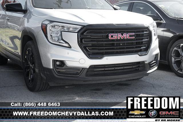 Used 2022 GMC Terrain SLT with VIN 3GKALPEV4NL271294 for sale in Dallas, TX