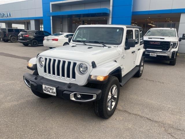 Used 2020 Jeep Wrangler Unlimited Sahara with VIN 1C4HJXEN9LW269130 for sale in Sikeston, MO