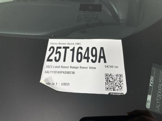 2023 Land Rover Range Rover Velar Vehicle Photo in GILBERT, AZ 85297-0402
