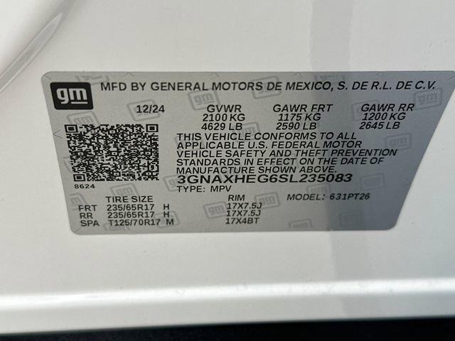 2025 Chevrolet Equinox Vehicle Photo in RIVERSIDE, CA 92504-4106