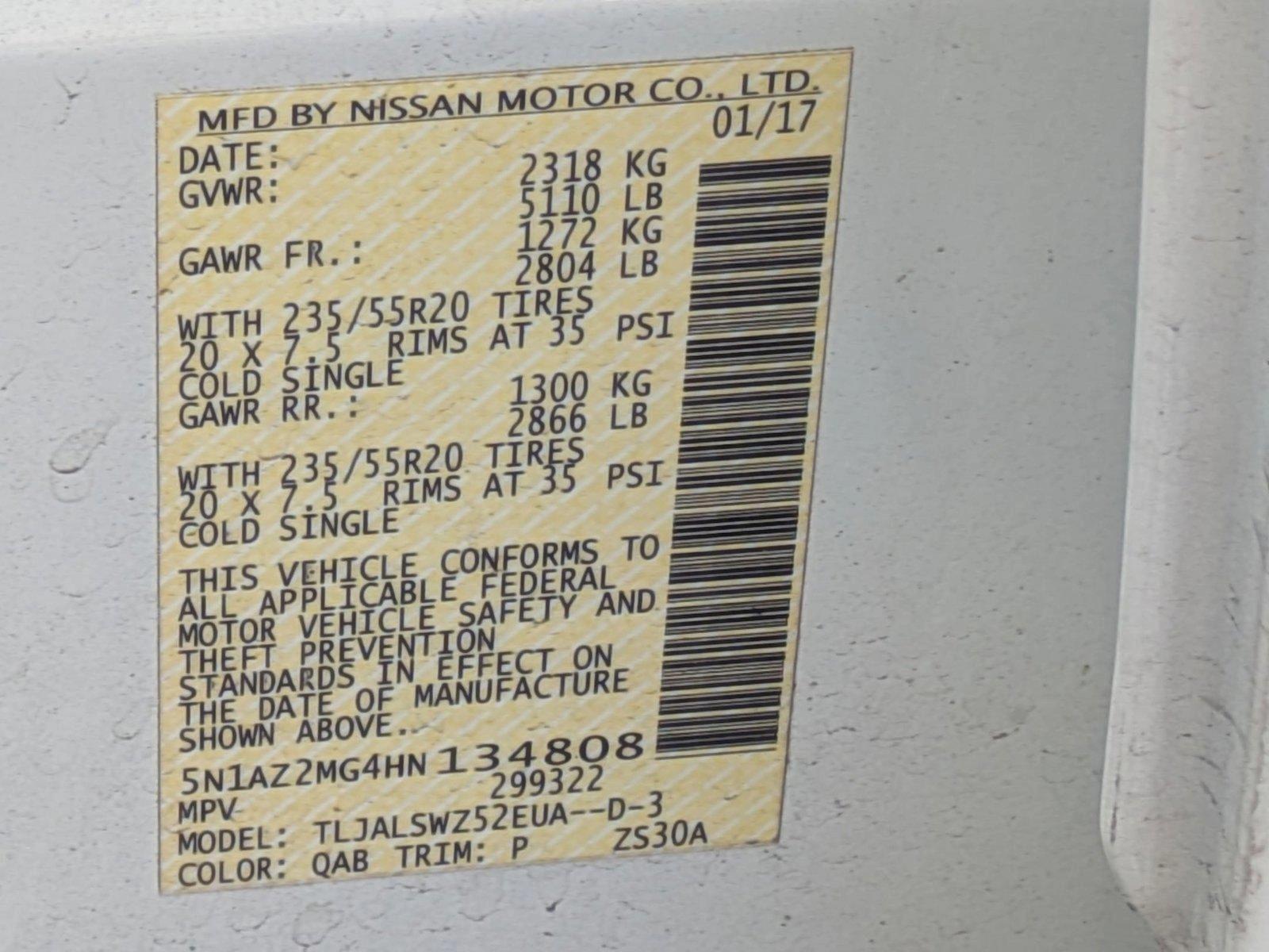 2017 Nissan Murano Vehicle Photo in Sanford, FL 32771