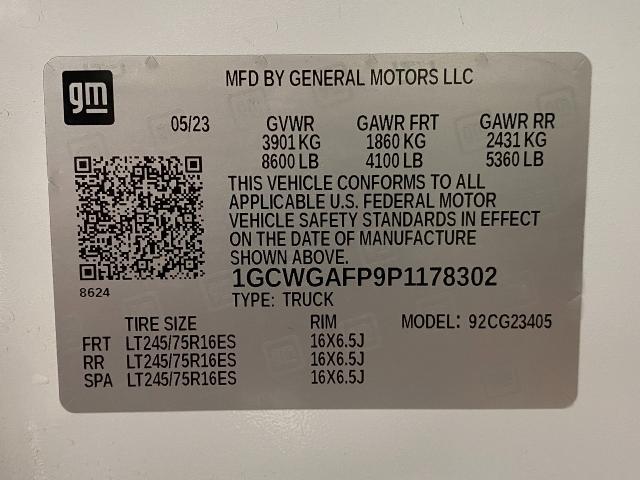 2023 Chevrolet Express Cargo Van Vehicle Photo in Appleton, WI 54913