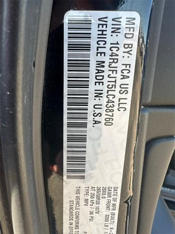 2020 Jeep Grand Cherokee Vehicle Photo in EASTLAND, TX 76448-3020