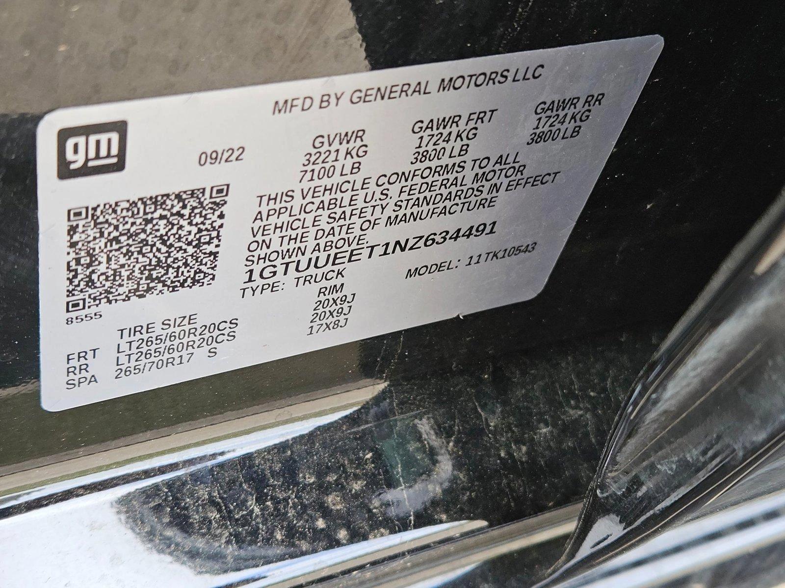 2022 GMC Sierra 1500 Vehicle Photo in HOUSTON, TX 77034-5009