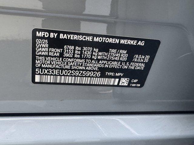 2025 BMW X5 M60i Vehicle Photo in LEOMINSTER, MA 01453-2952