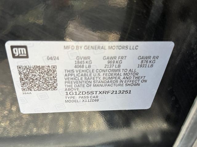2024 Chevrolet Malibu Vehicle Photo in MIDDLETON, WI 53562-1492