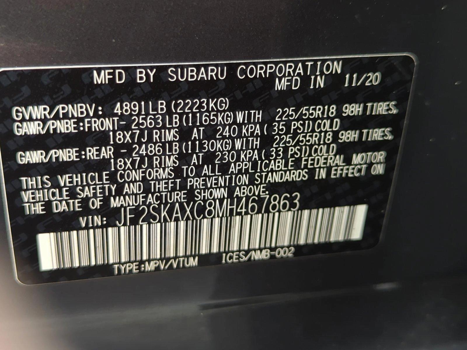 2021 Subaru Forester Vehicle Photo in Ft. Myers, FL 33907