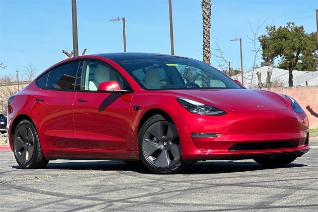 Used 2021 Tesla Model 3 Base with VIN 5YJ3E1EA5MF018829 for sale in Vacaville, CA