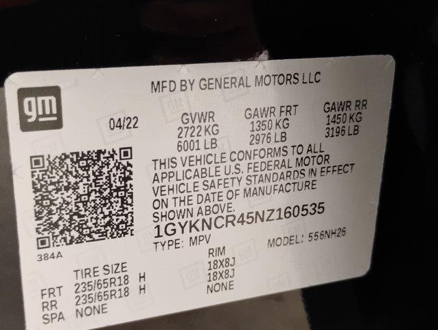 2022 Cadillac XT5 Vehicle Photo in PINEVILLE, NC 28134-8495