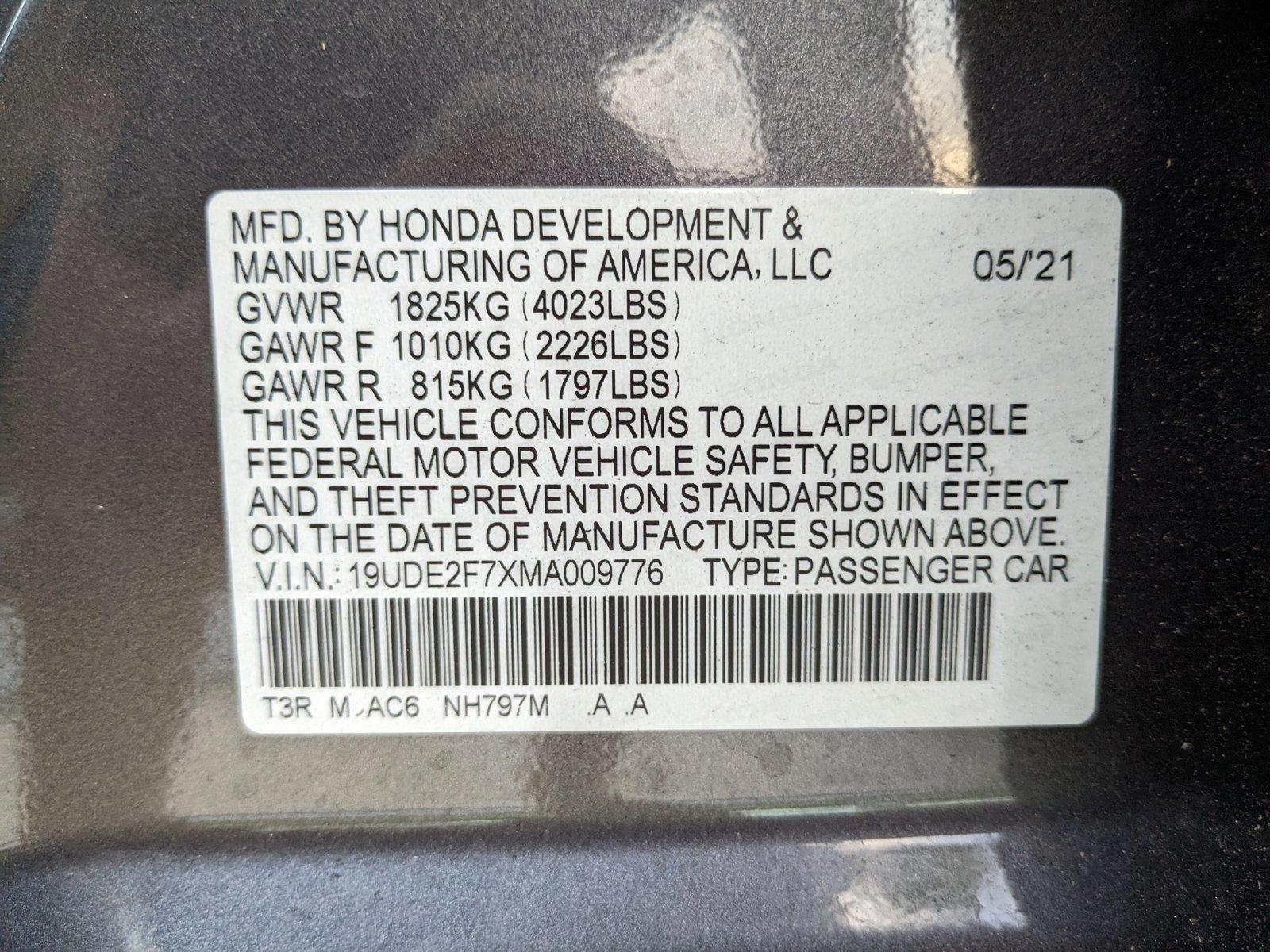 2021 Acura ILX Vehicle Photo in Davie, FL 33331