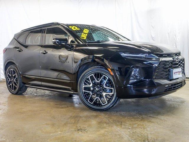 Used 2022 Chevrolet Blazer RS with VIN 3GNKBKRS8NS142641 for sale in Bolingbrook, IL