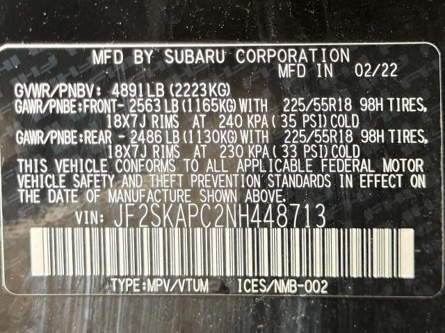 2022 Subaru Forester Vehicle Photo in Appleton, WI 54914