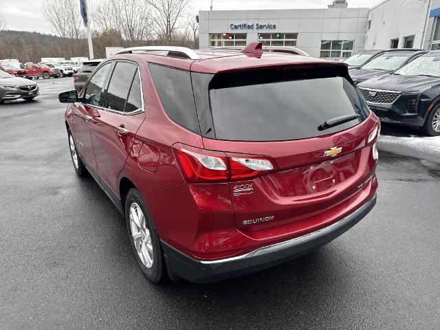 Certified 2020 Chevrolet Equinox Premier with VIN 3GNAXXEVXLS586479 for sale in Montpelier, VT