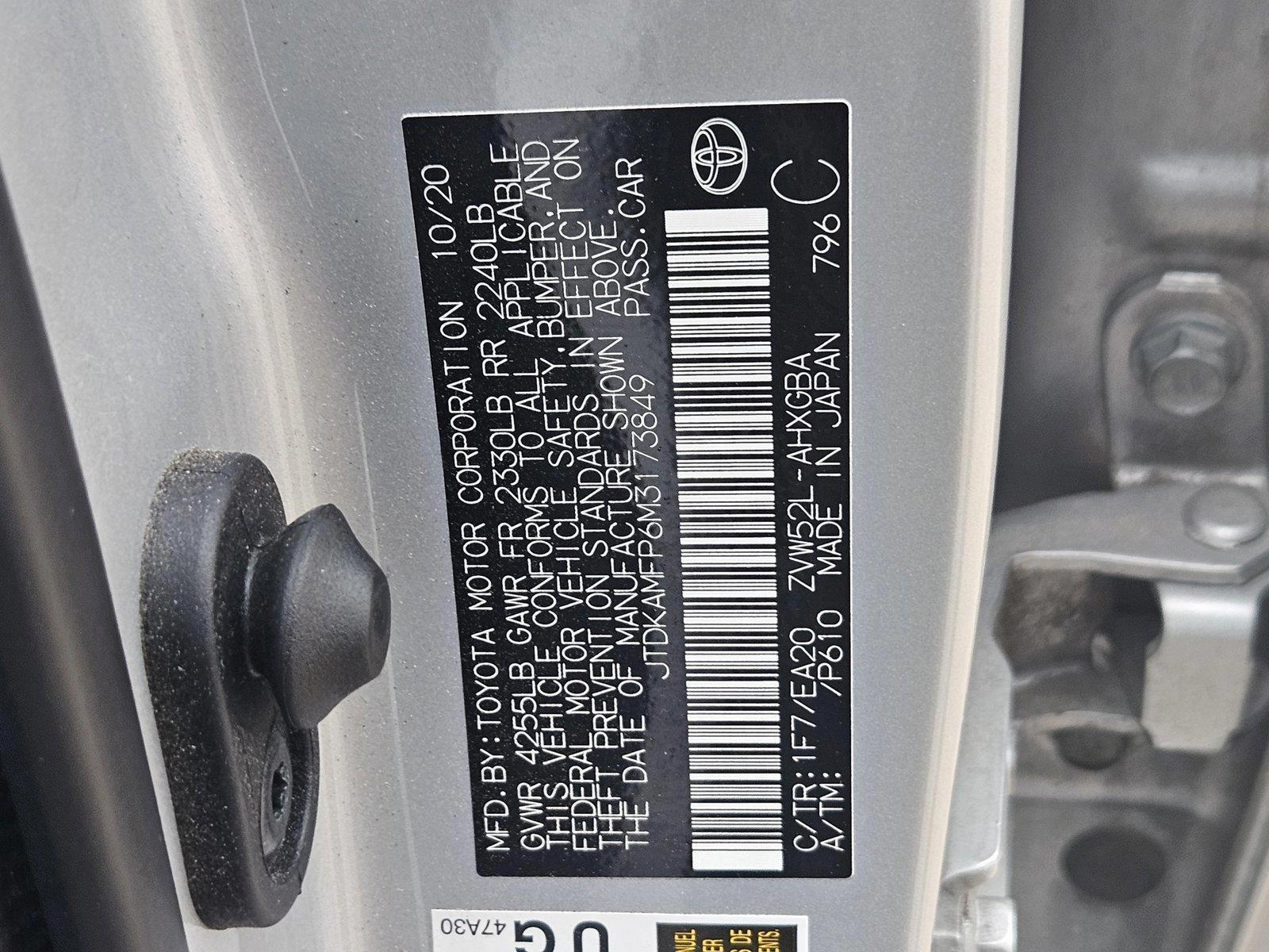 2021 Toyota Prius Prime Vehicle Photo in WACO, TX 76710-2592