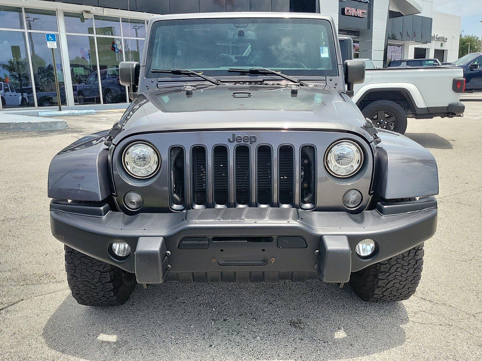 Used 2017 Jeep Wrangler Unlimited Winter with VIN 1C4BJWEG2HL612421 for sale in Homestead, FL