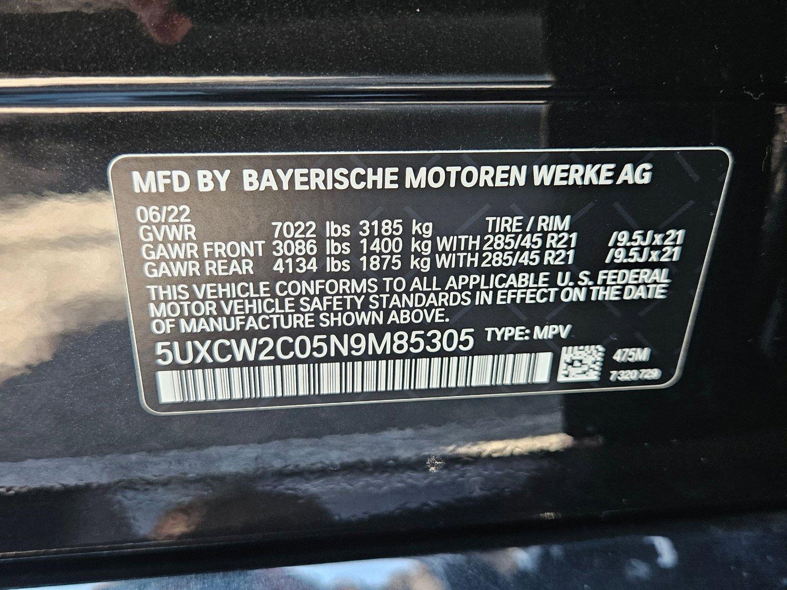 2022 BMW X7 xDrive40i Vehicle Photo in Delray Beach, FL 33444