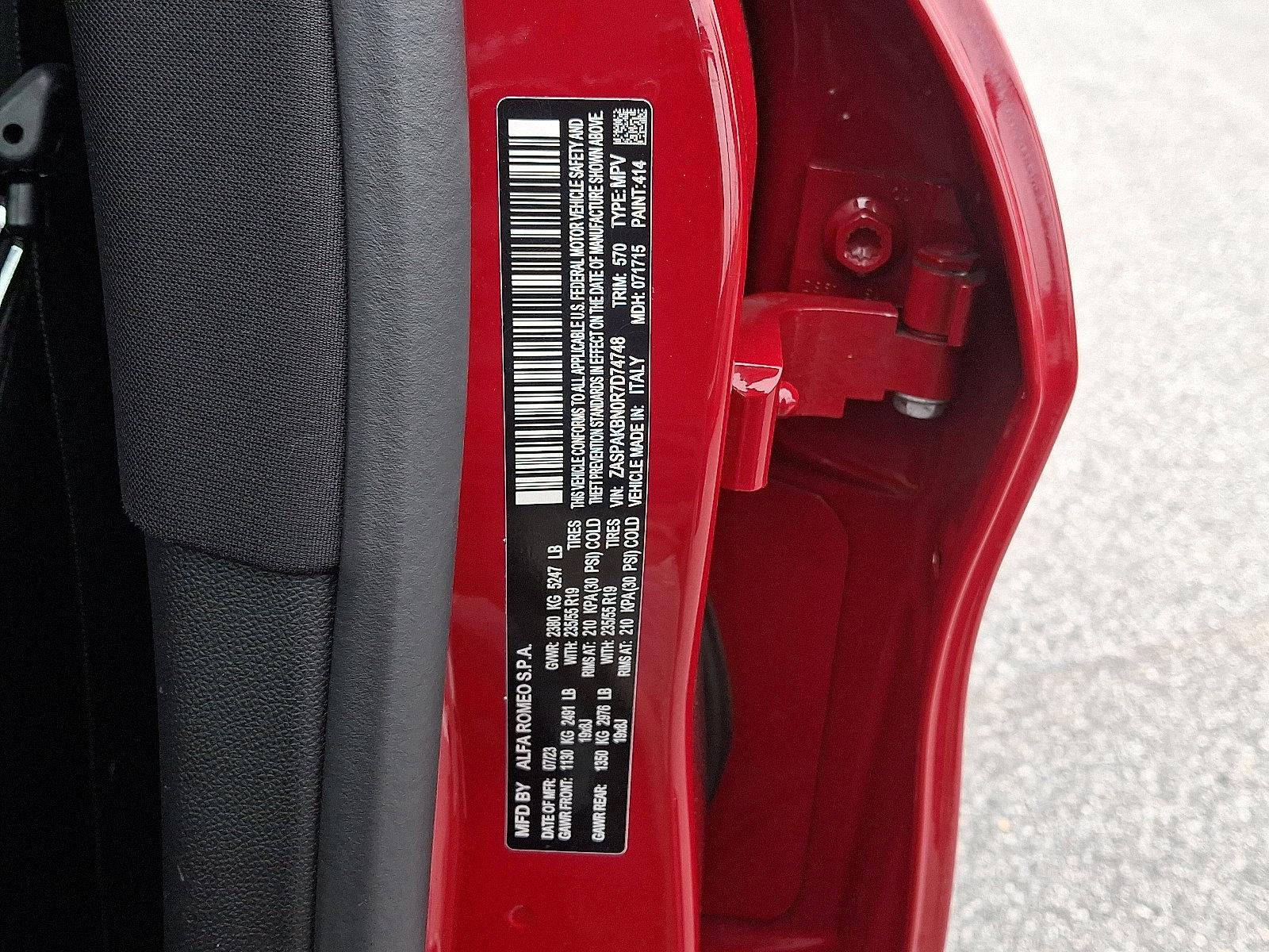 2024 Alfa Romeo Stelvio Vehicle Photo in Mechanicsburg, PA 17050