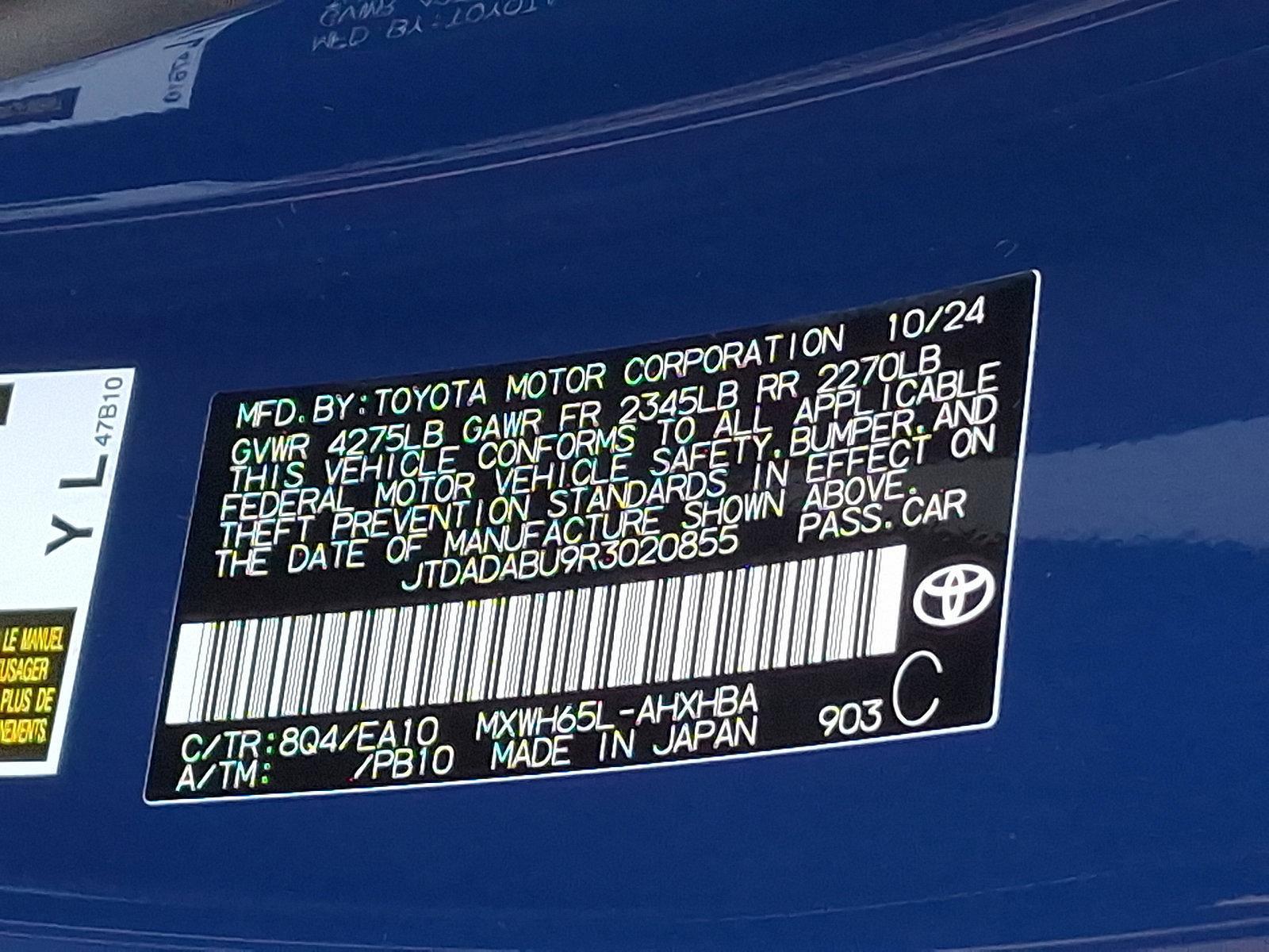 2024 Toyota Prius Vehicle Photo in Trevose, PA 19053