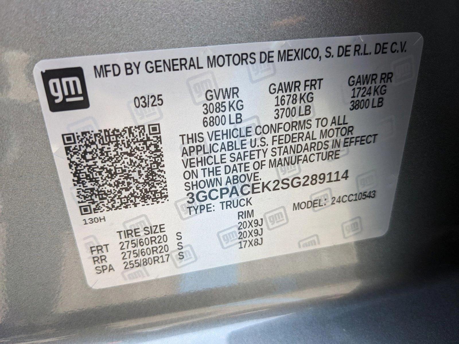 2025 Chevrolet Silverado 1500 Vehicle Photo in HOUSTON, TX 77034-5009