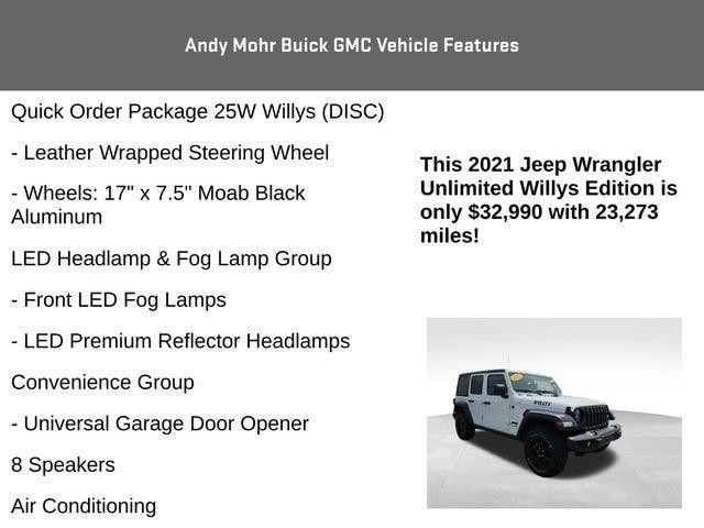 2021 Jeep Wrangler Vehicle Photo in Fishers, IN 46038
