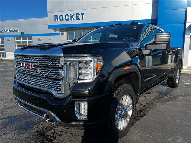 Used 2022 GMC Sierra 3500 Denali HD Denali with VIN 1GT49WEY7NF307128 for sale in Shelby, OH