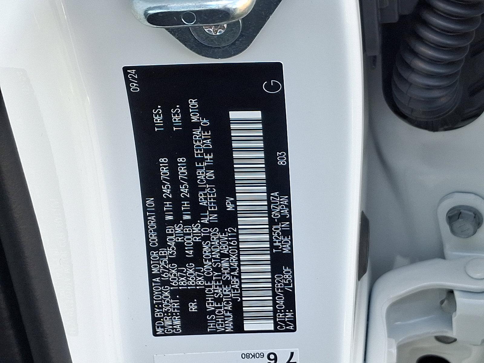 2024 Toyota Land Cruiser Vehicle Photo in Trevose, PA 19053