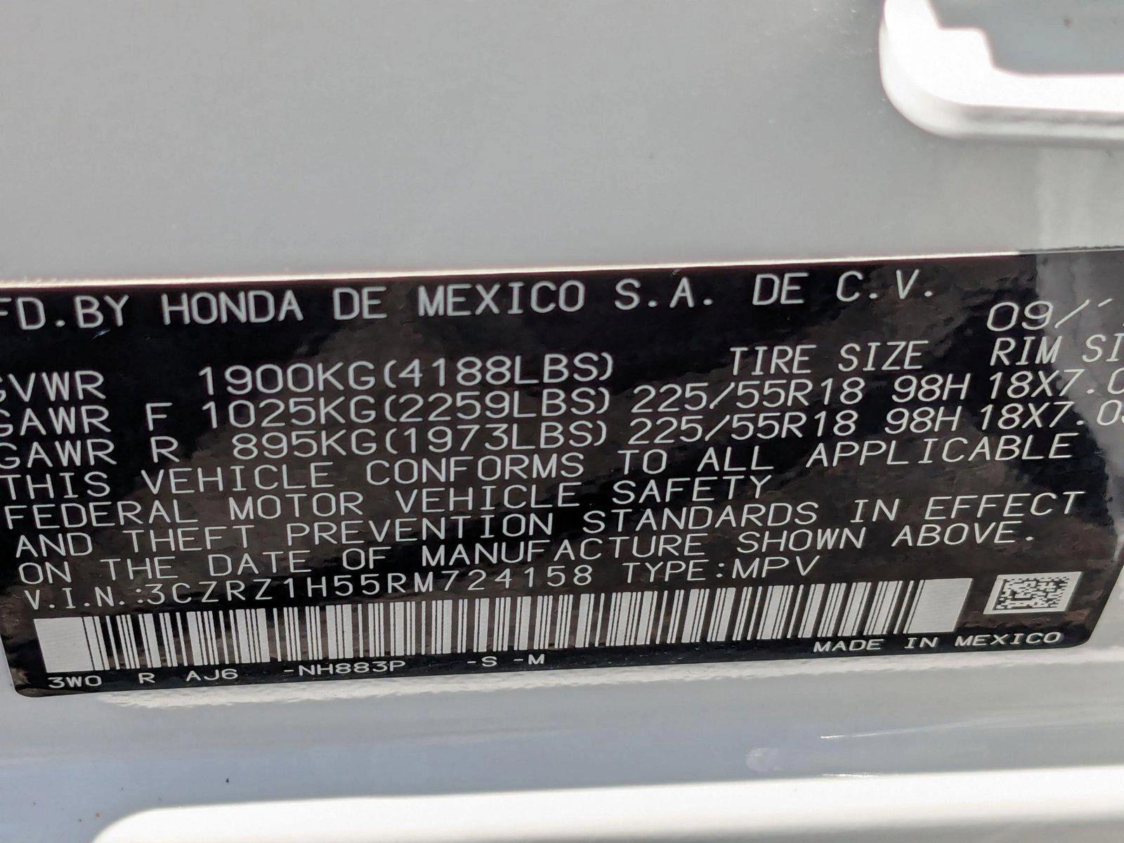 2024 Honda HR-V Vehicle Photo in Miami, FL 33015
