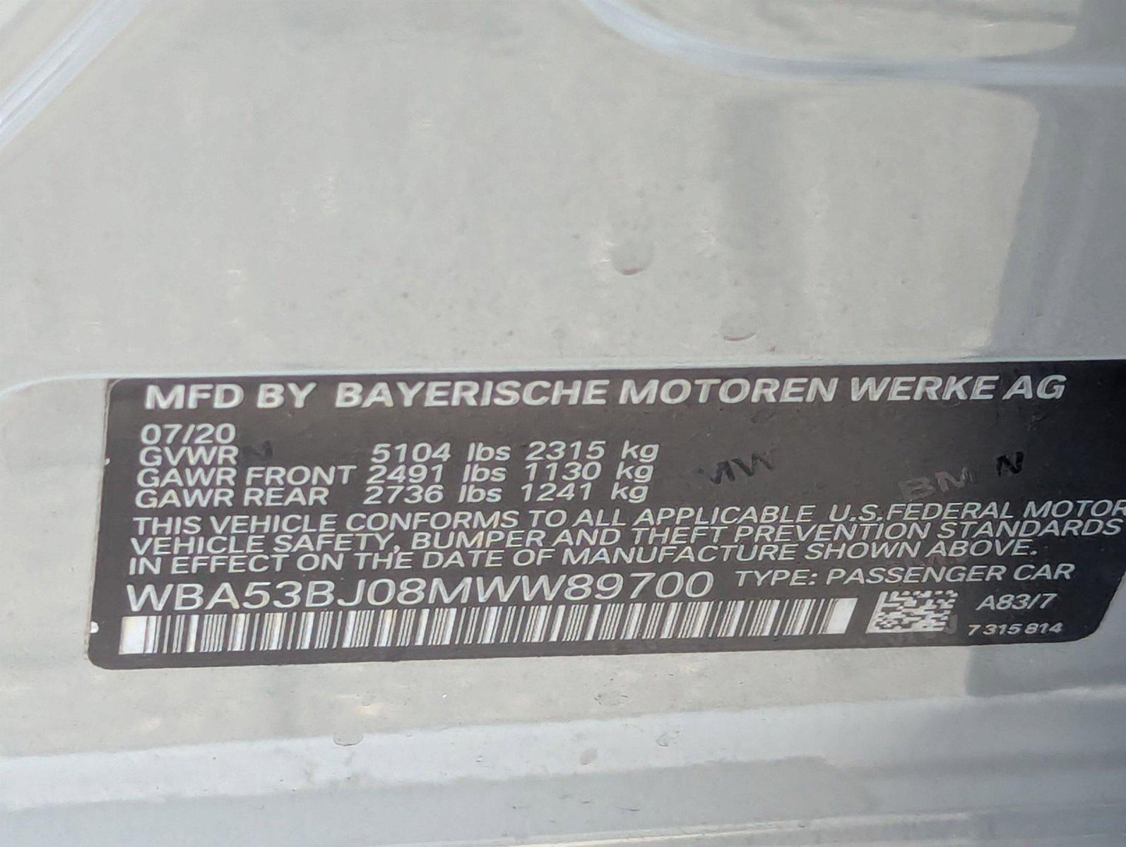 2021 BMW 540i Vehicle Photo in Delray Beach, FL 33444