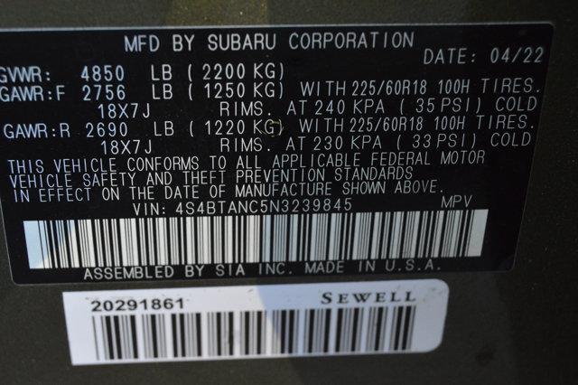 2022 Subaru Outback Vehicle Photo in DALLAS, TX 75209